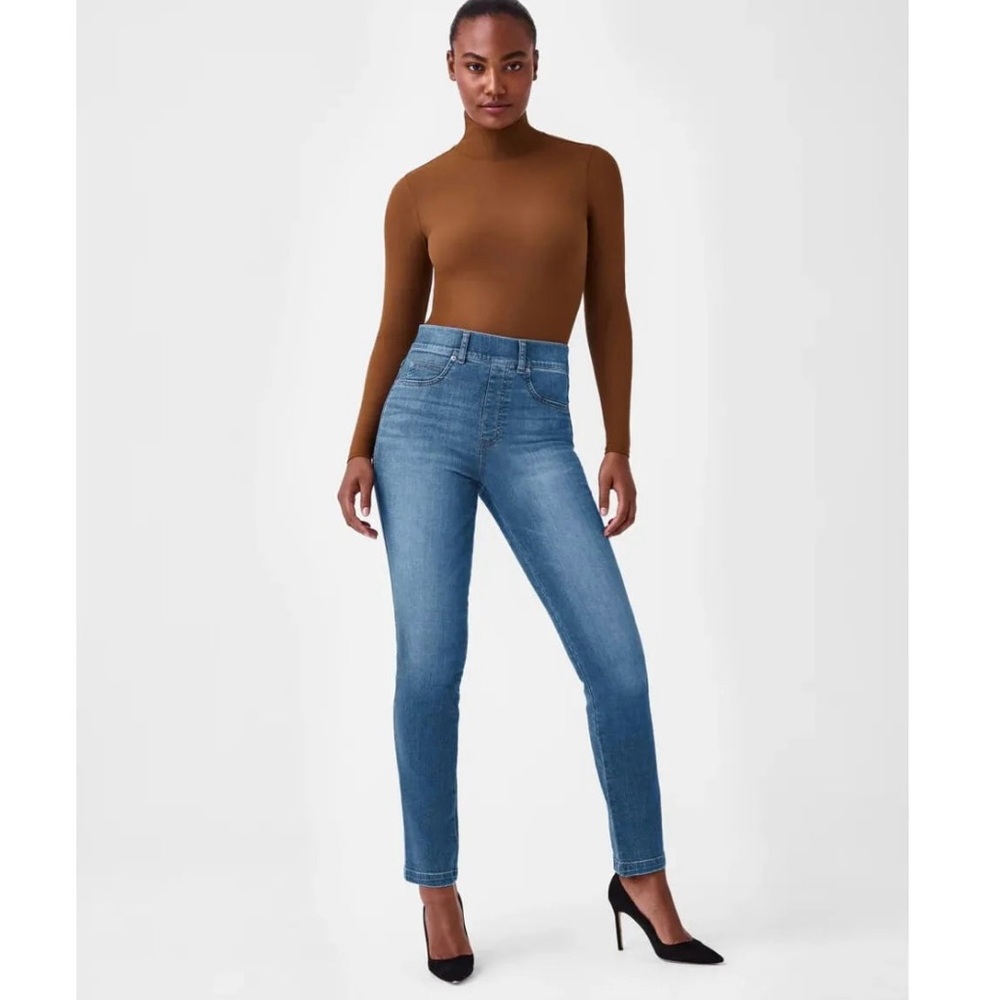 Spanx Ankle length Crop Straight Jeans-XL